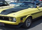 1973 mustang convertible yellow black 001